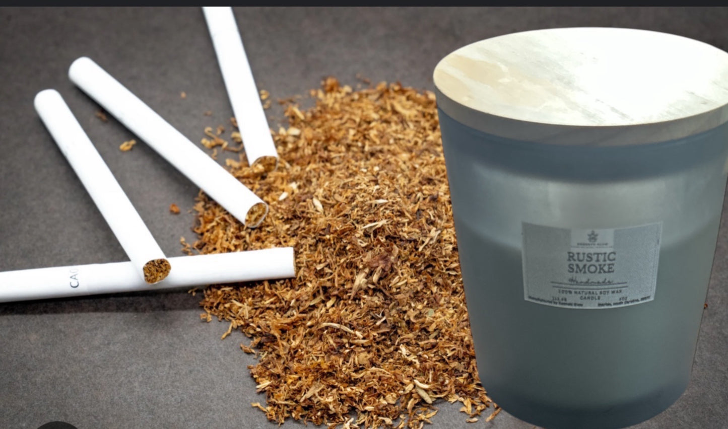 South Carolina’s Favorite Sweet Tobacco Candle – Rustic Smoke Edition