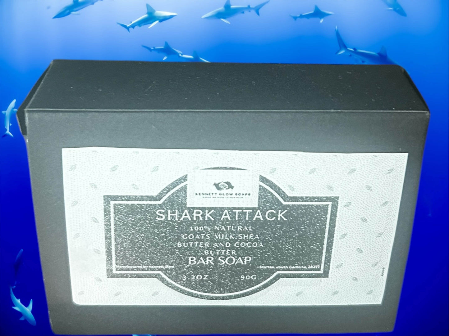 Buy Shark Attack Soap in South Carolina – (Warning - May Attract Mermaids) - Kennett Glow