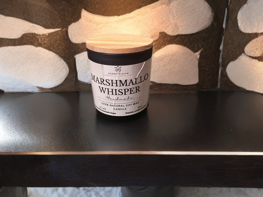 Marshmallow Whisper Candle